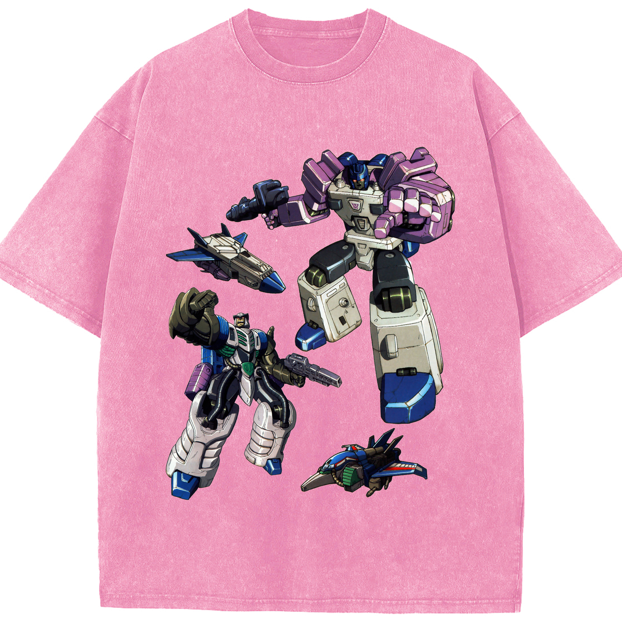 （画像用）  綿100% ヴィンテージ風 半袖Tシャツ（フロントプリント）